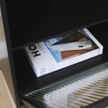 Load image into Gallery viewer, CHARCOAL BAILEY BEDSIDE TABLE
