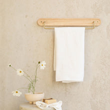 Load image into Gallery viewer, COAL HAND TOWEL RAIL - BRASS