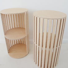 Load image into Gallery viewer, SLATTED SIDE TABLE