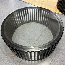 Load image into Gallery viewer, CHARCOAL ROUND COFFEE TABLE - FACTORY STOCK