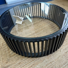 Load image into Gallery viewer, CHARCOAL ROUND COFFEE TABLE - FACTORY STOCK