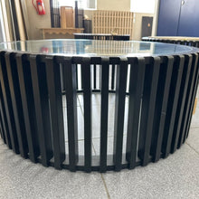 Load image into Gallery viewer, CHARCOAL ROUND COFFEE TABLE - FACTORY STOCK