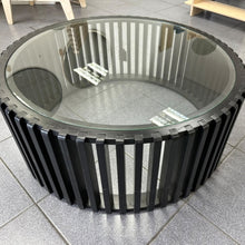 Load image into Gallery viewer, CHARCOAL ROUND COFFEE TABLE - FACTORY STOCK