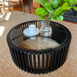 CHARCOAL ROUND COFFEE TABLE (2 Sizes)