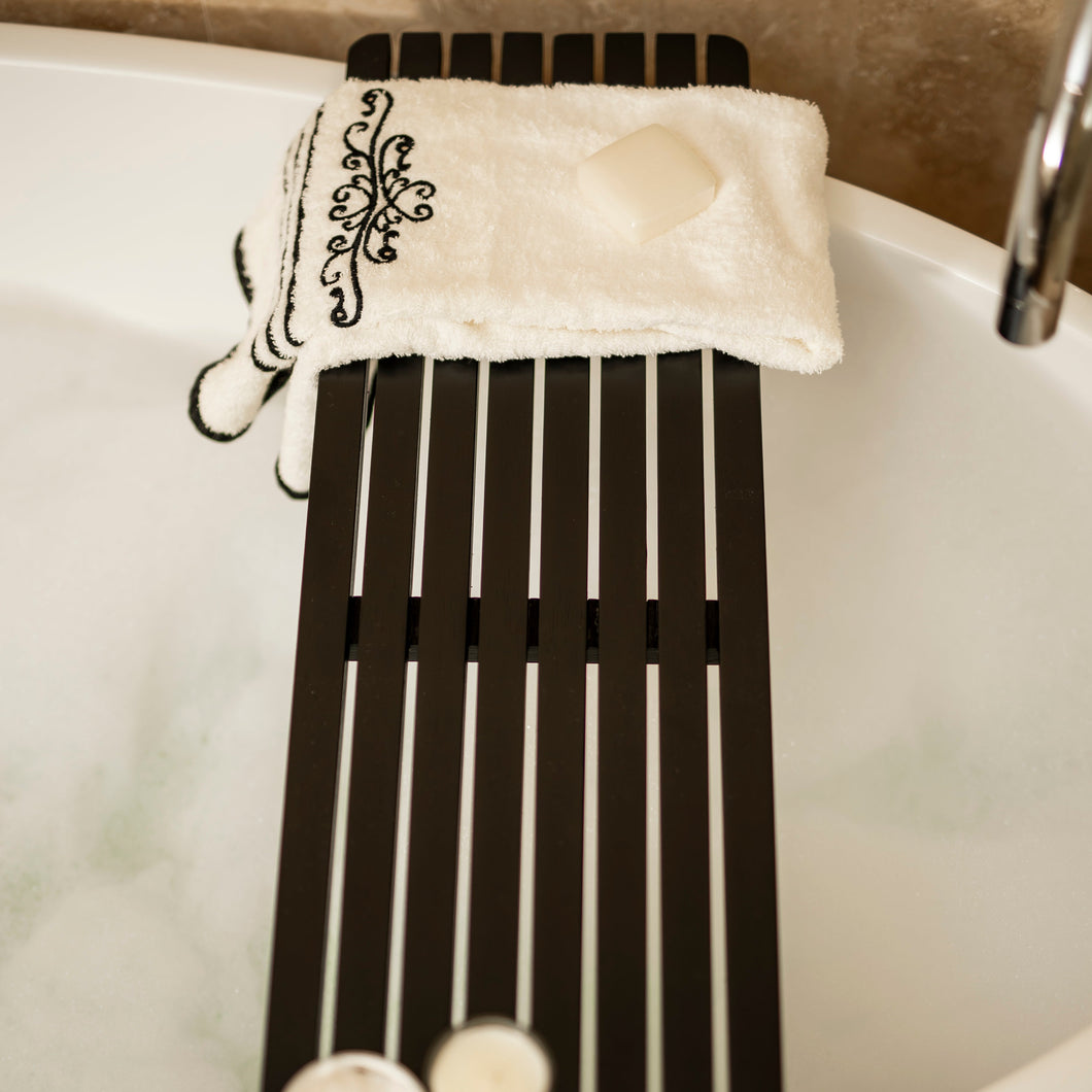 CHARCOAL BIRCH BATH CADDY