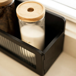 CHARCOAL STORAGE SHELF