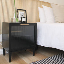 Load image into Gallery viewer, CHARCOAL BAILEY BEDSIDE TABLE
