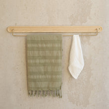 Load image into Gallery viewer, COAL TOWEL RAIL - BRASS