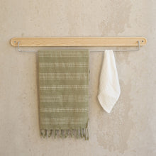Load image into Gallery viewer, COAL TOWEL RAIL - SILVER
